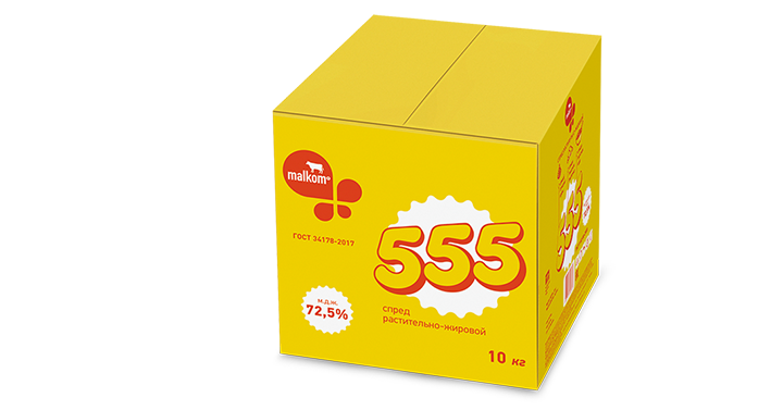 СПРЕД РАСТИТЕЛЬНО-ЖИРОВОЙ «555» 72.5%