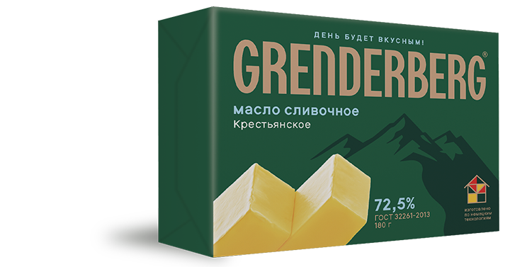 МАСЛО КРЕСТЬЯНСКОЕ «GRENDERBERG»