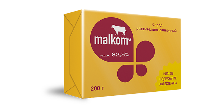 РАСТИТЕЛЬНО-СЛИВОЧНЫЙ СПРЕД «MALKOM» 82.5% - купить оптом от производителя