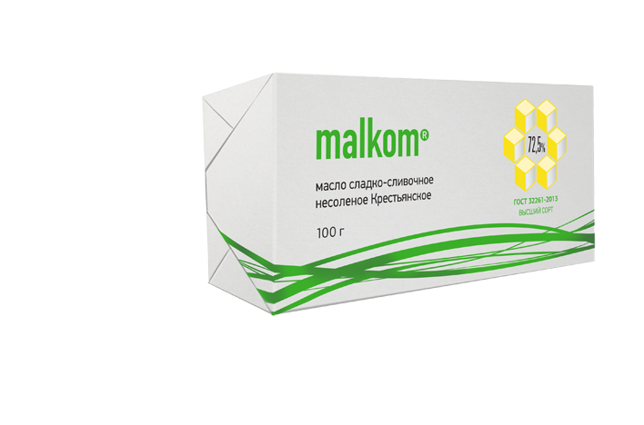 МАСЛО КРЕСТЬЯНСКОЕ «MALKOM» 100 г